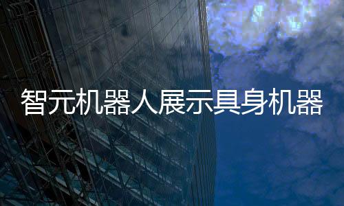 也具备精细的智元操作能力