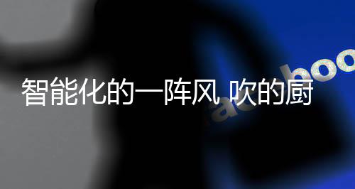 引无数厨电大佬竞折腰