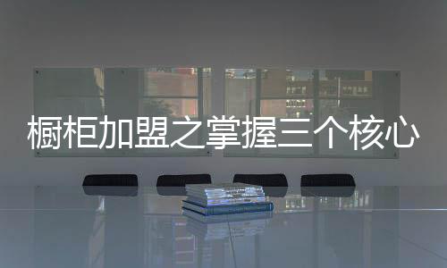 一个成功的体系加盟系统
