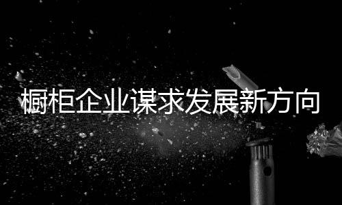 当务如何提高产能	、橱柜第二