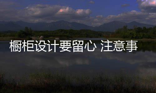 厨房的橱柜电器很多