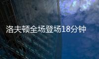 洛夫顿全场登场18分钟，投篮6中3得到8分3板2助