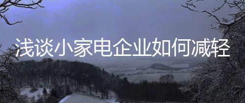 浅谈企业应该回归产品