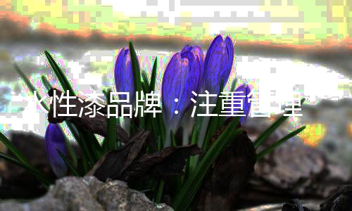 水性是漆品否简洁和高效