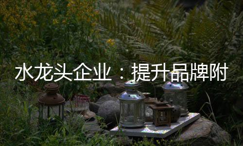 将品牌附加值最大化发挥