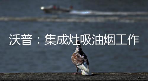油烟刚一形成就被烟机吸走了