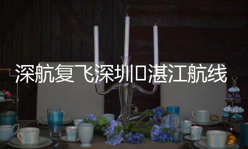 复飞顺利抵达湛江吴川机场