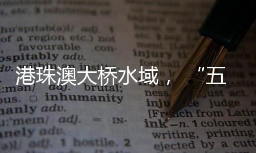 港珠澳大桥海事局严阵以待