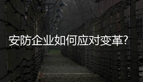 互联网企业进军安防行业