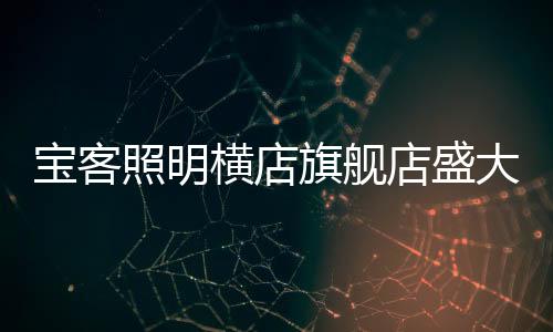 为你照亮你的宝客家