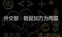 外交部
：敦促加方为两国企业开展正常贸易和合作提供公平、非歧视、可预期的环境