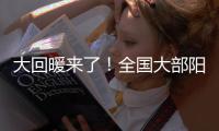 大回暖来了！全国大部阳光当道，周三起长江以北掀气温创新高浪潮