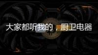 大家都听我的，厨卫电器请选金牌电器!