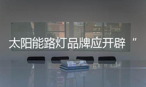 面对广阔的太阳市场前景