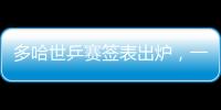 多哈世乒赛签表出炉
，一起为国乒加油！