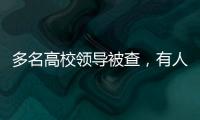多名高校领导被查，有人主动投案