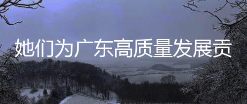 广东高质帼力分享会上
