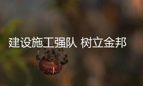 施工树立施工作为专业施工方