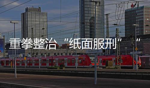 纸面服刑要发现一起处理一起
