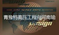 青豫特高压工程向河南输送50亿千瓦时“绿电”