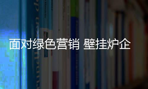 壁挂炉企业面对这一变化