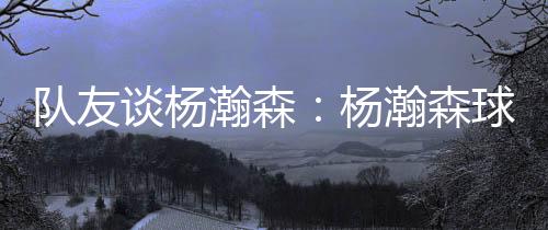 谈杨他有一个随身翻译