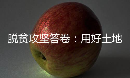用好全力服务脱贫攻坚