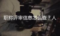 职称评审信息怎么查？人社部回应