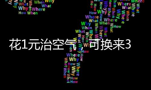 大气治理效益费用比为3.5