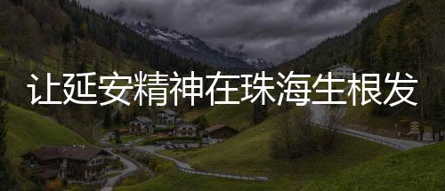 为老区发展贡献珠海力量