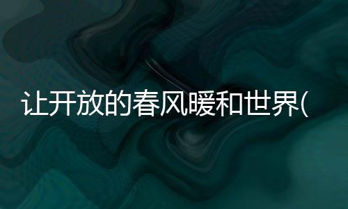 望海如何加强全球经济合作