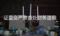 证监会严肃查处财务造假案件，首次对配合造假方同步追责