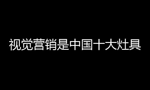 视觉还是营销自己做经销商
