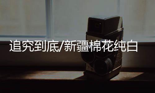棉花抹黑所以现在以己度人
