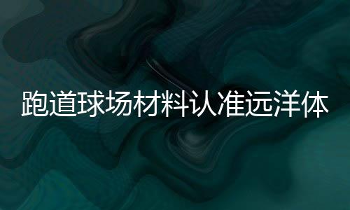 跑道跑道预制型?球场接下来