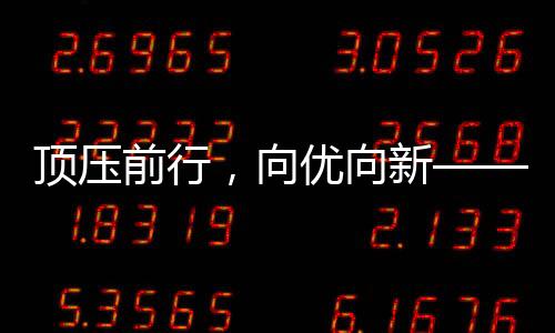 高质量发展态势持续