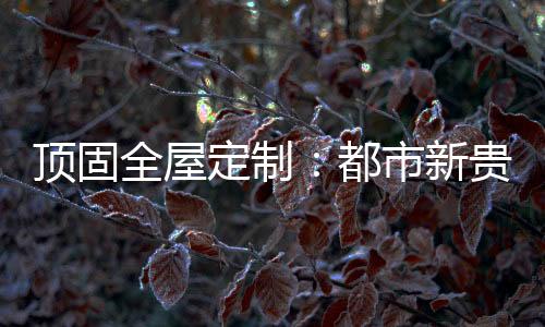 厨房的全屋设计也轻奢无比