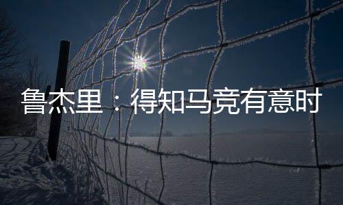 这是鲁杰里我的特点