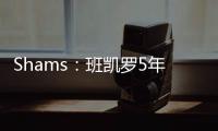 Shams
：班凯罗5年2.87亿美元顶薪合同与魔术队续约