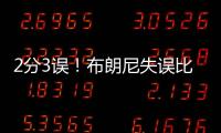 2分3误！布朗尼失误比得分多
！空篮脱手�，抛投三不沾，全程五大囧