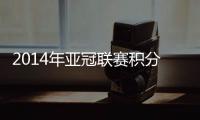 2014年亚冠联赛积分榜