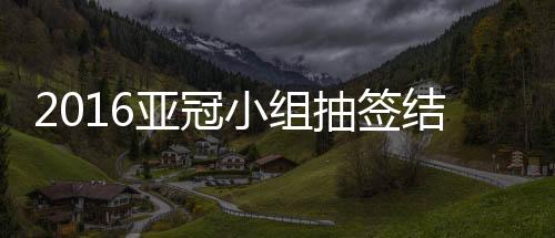 其中广州恒大进入H组