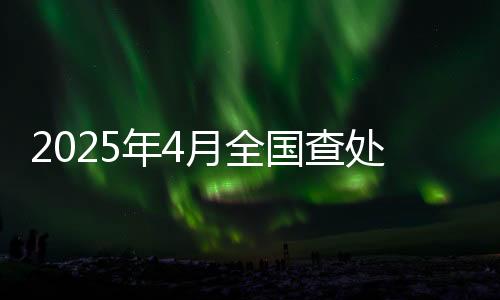 年月4月共查处问题8329起