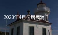 2023年4月份居民消费价格同比上涨0.1%，环比下降0.1%